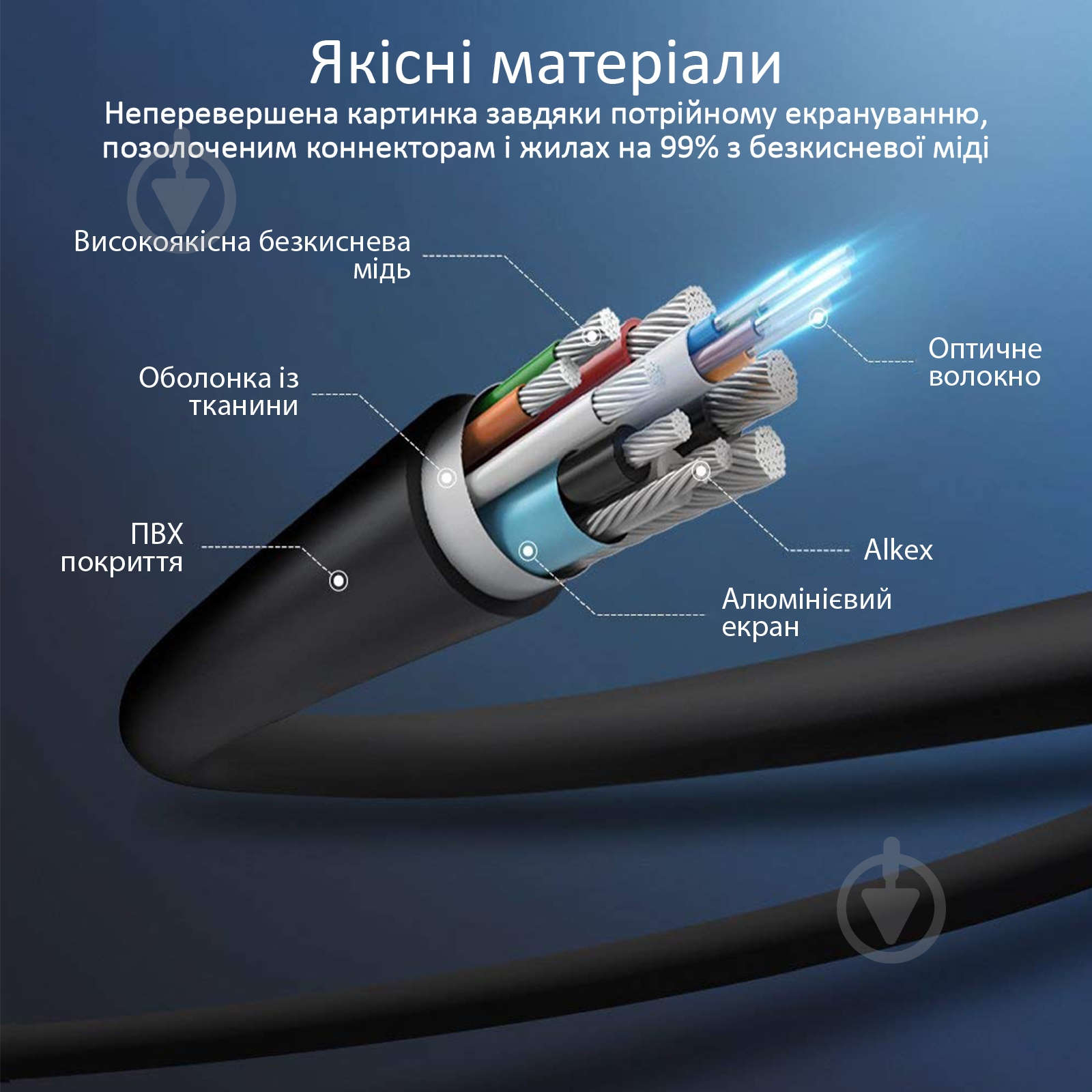 Кабель Promate ProLink8K-200 HDMI 2.1 UltraHD-8K HDR eARC 2 м черный (prolink8K-200.black) - фото 7 Кабель Promate ProLink8K-200 HDMI 2.1 UltraHD-8K HDR eARC 2 м черный (prolink8K-200.black) - фото 7
