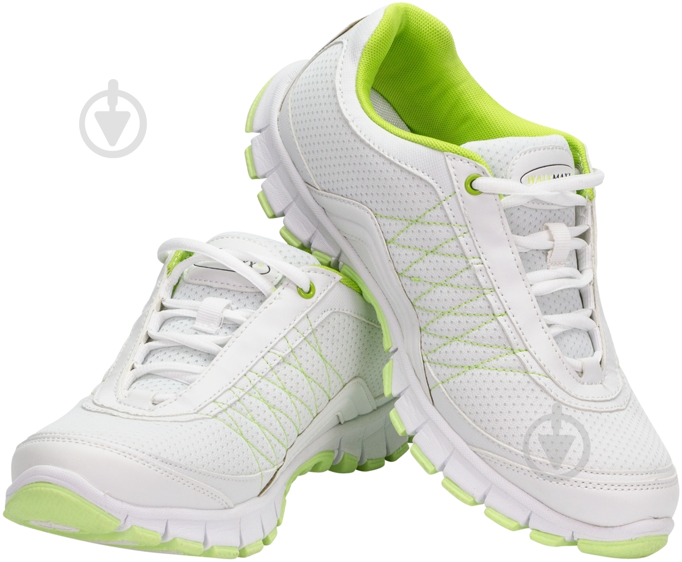 Кроссовки Walkmaxx 100857662 р.37 белый с зеленым - фото 1