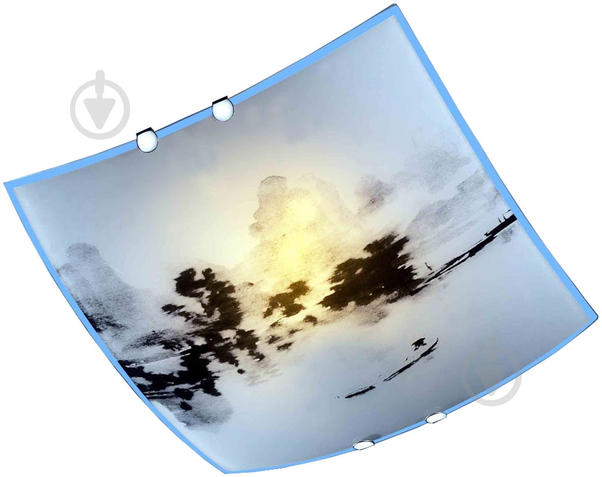 Світильник настінно-стельовий Blitz 1x60 Вт E27 сірий із малюнком 2973-21 - фото 1