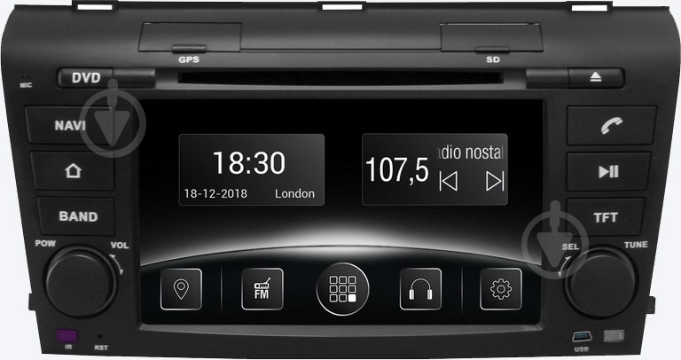 Автомагнітола Gazer CM5007-BK - фото 1 Автомагнітола Gazer CM5007-BK - фото 1