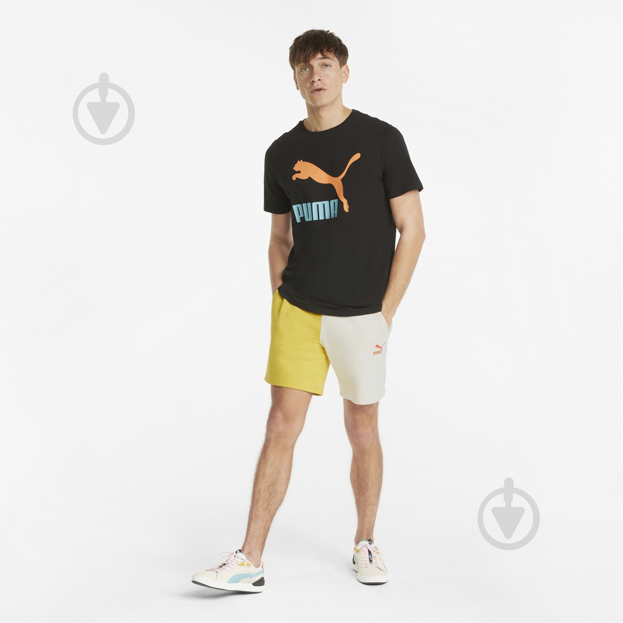 Шорти Puma Classics Block Shorts 53460465 р. M білий - фото 3 Шорти Puma Classics Block Shorts 53460465 р. M білий - фото 3