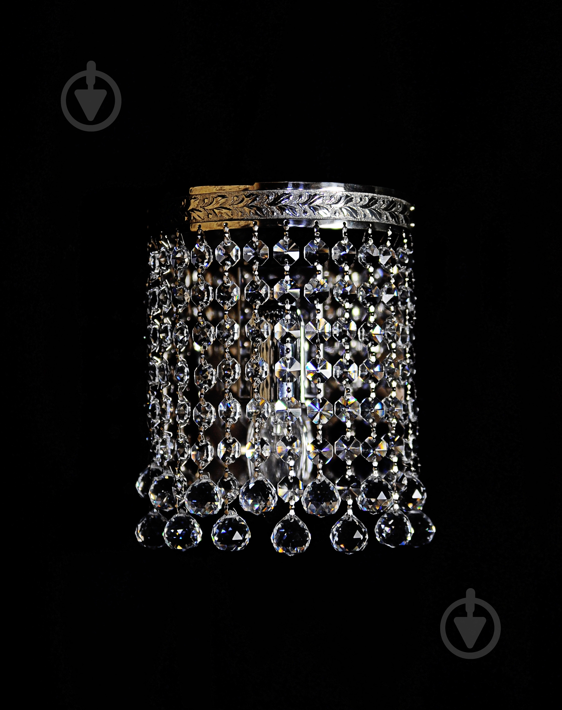 Бра Crystal Life 1x40 Вт E14 хром AP928/1-А16СС - фото 1 Бра Crystal Life 1x40 Вт E14 хром AP928/1-А16СС - фото 1