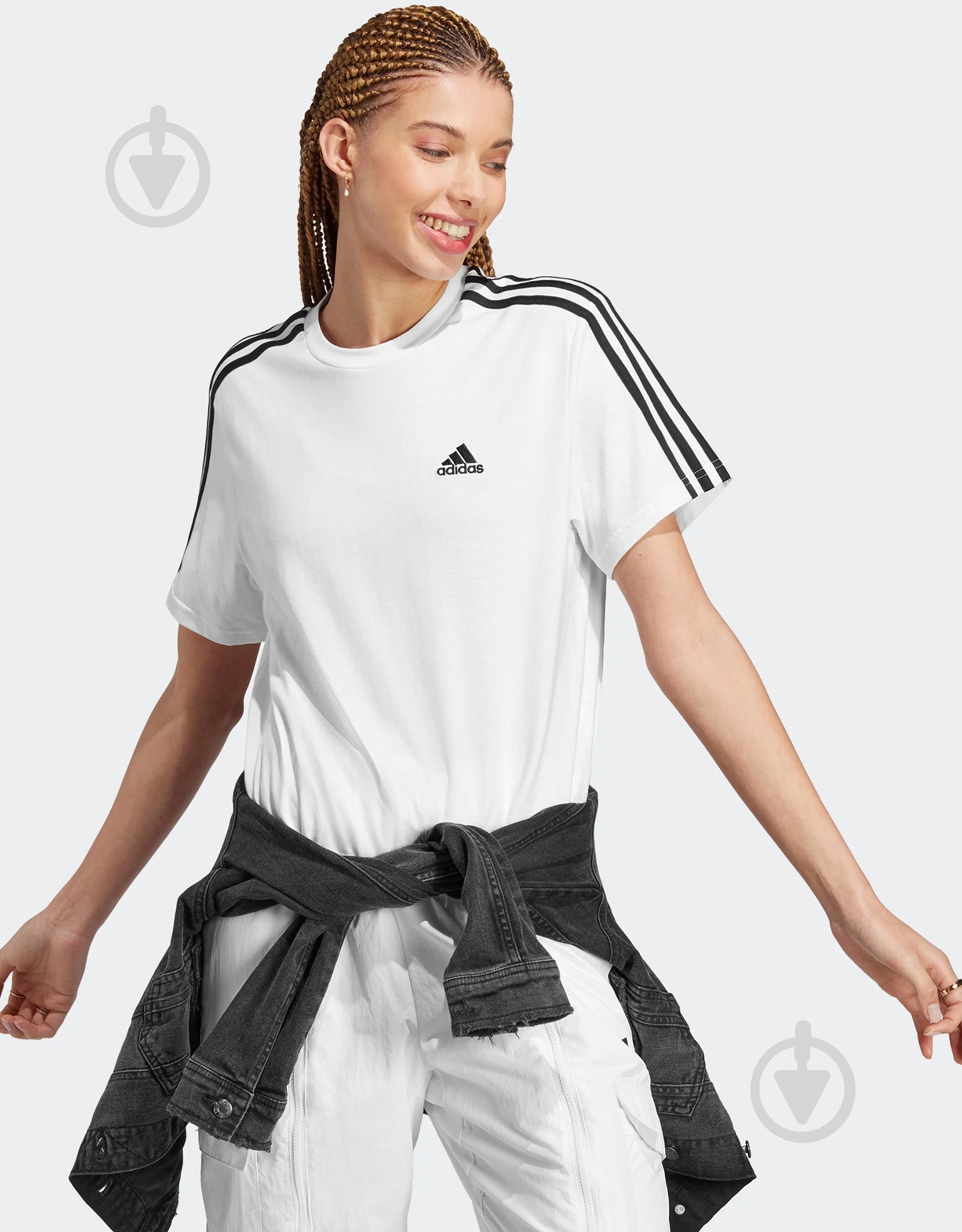 Футболка Adidas HR4915 р.L белый - фото 2
