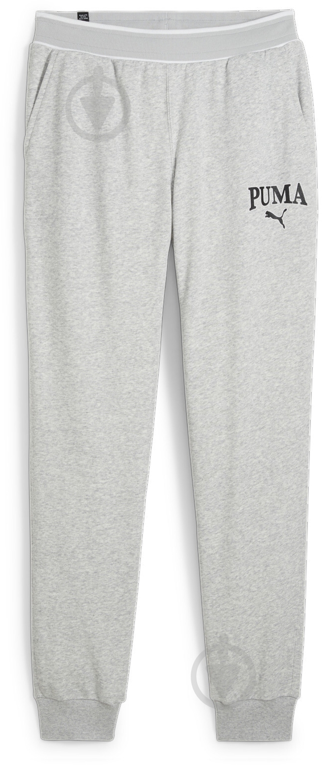 Брюки Puma SQUAD SWEATPANTS TR CL 67897204 р. M серый - фото 1