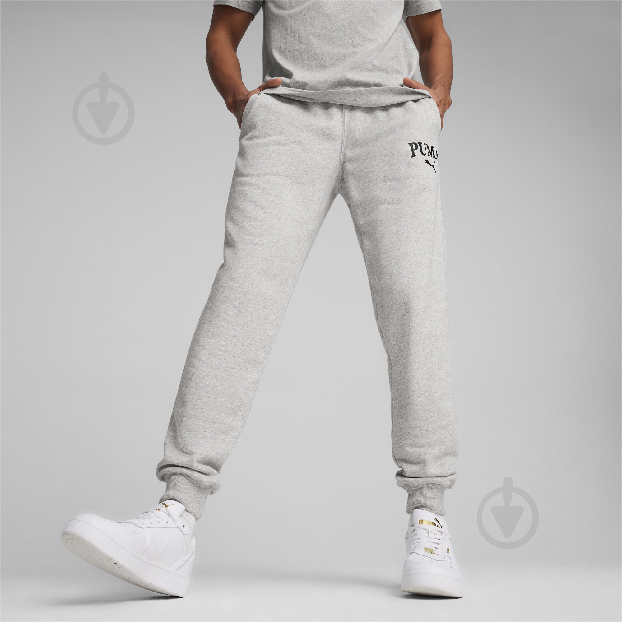Брюки Puma SQUAD SWEATPANTS TR CL 67897204 р. M серый - фото 4