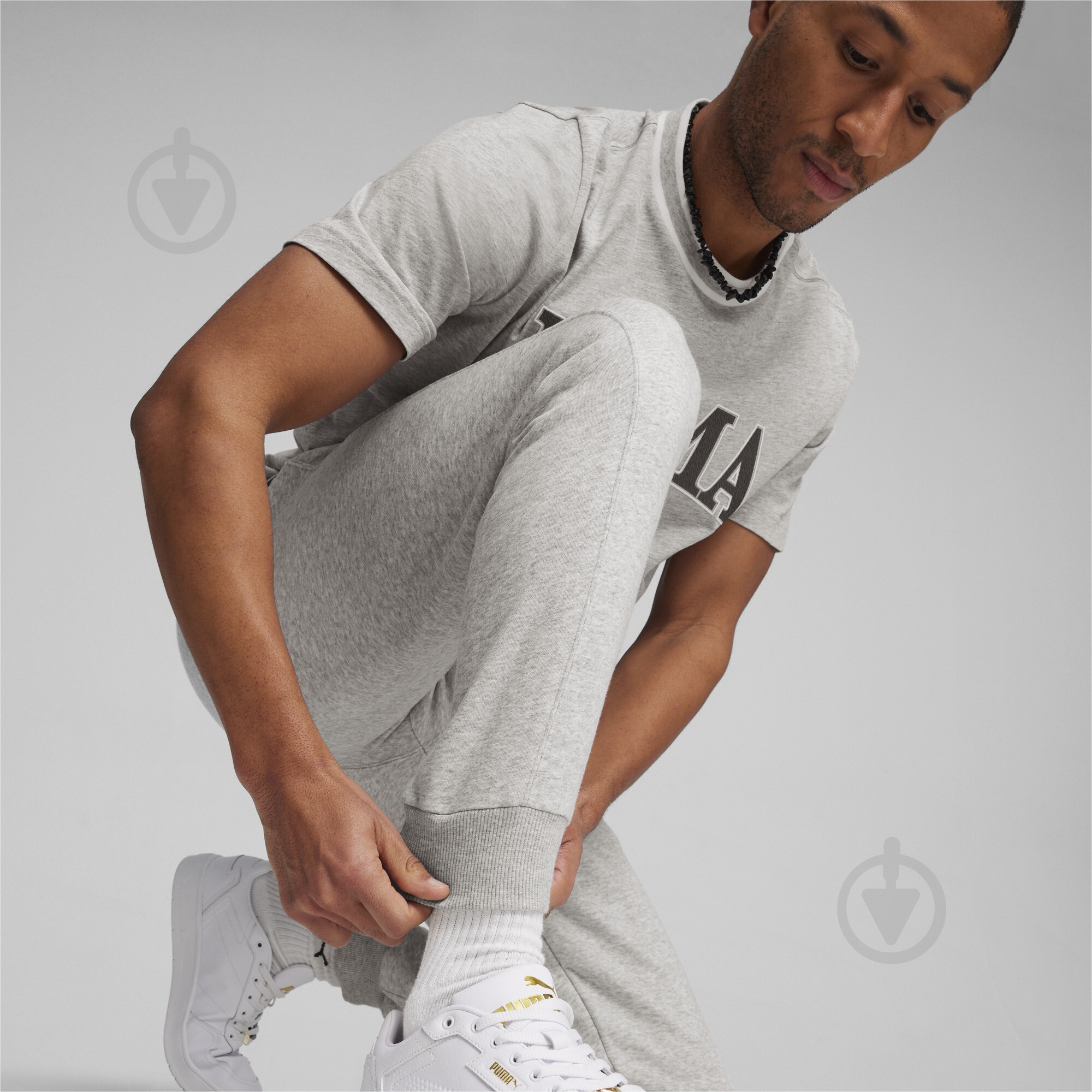 Брюки Puma SQUAD SWEATPANTS TR CL 67897204 р. M серый - фото 5