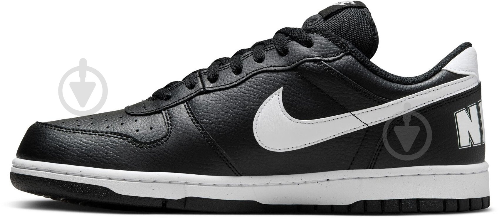 Кросівки чоловічі демісезонні Nike BIG NIKE LOW 355152-016 р.47 чорні - фото 4 Кросівки чоловічі демісезонні Nike BIG NIKE LOW 355152-016 р.47 чорні - фото 4