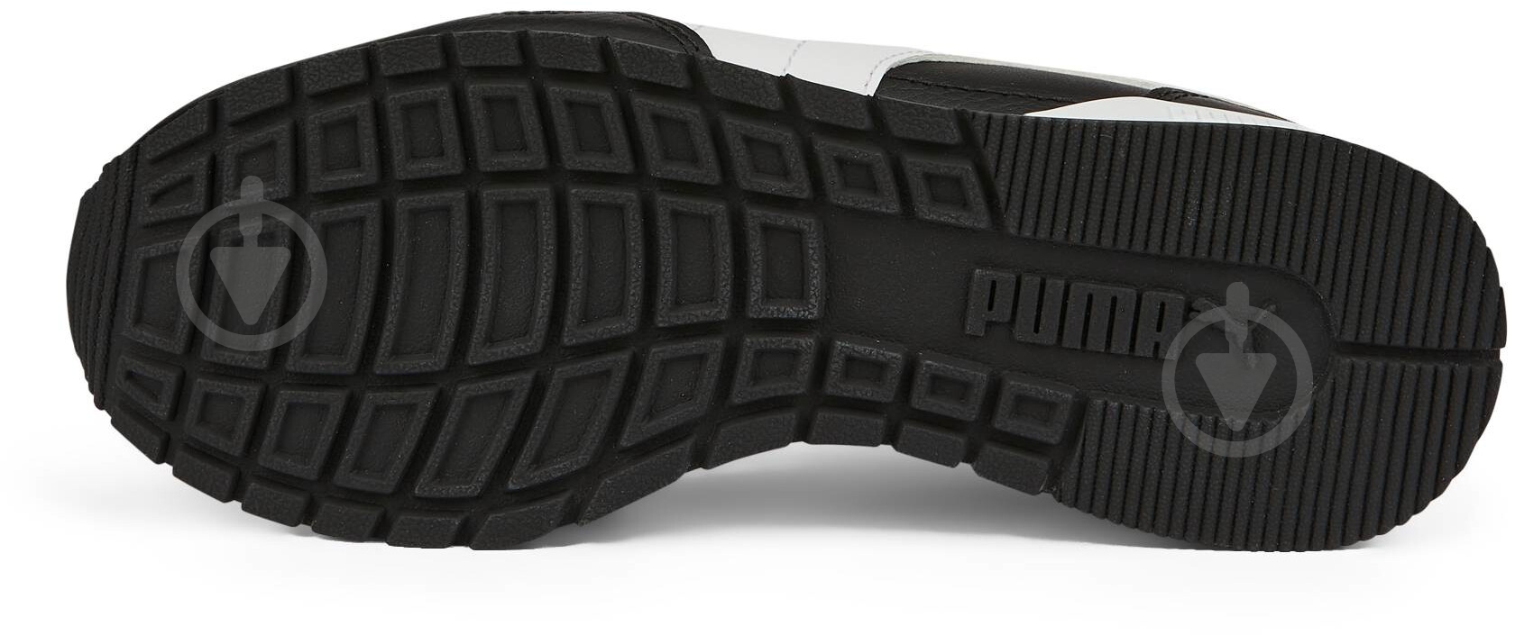 Кросівки дитячі демісезонні Puma ST RUNNER V3 L JR 38490408 р.38 чорні із білим - фото 6