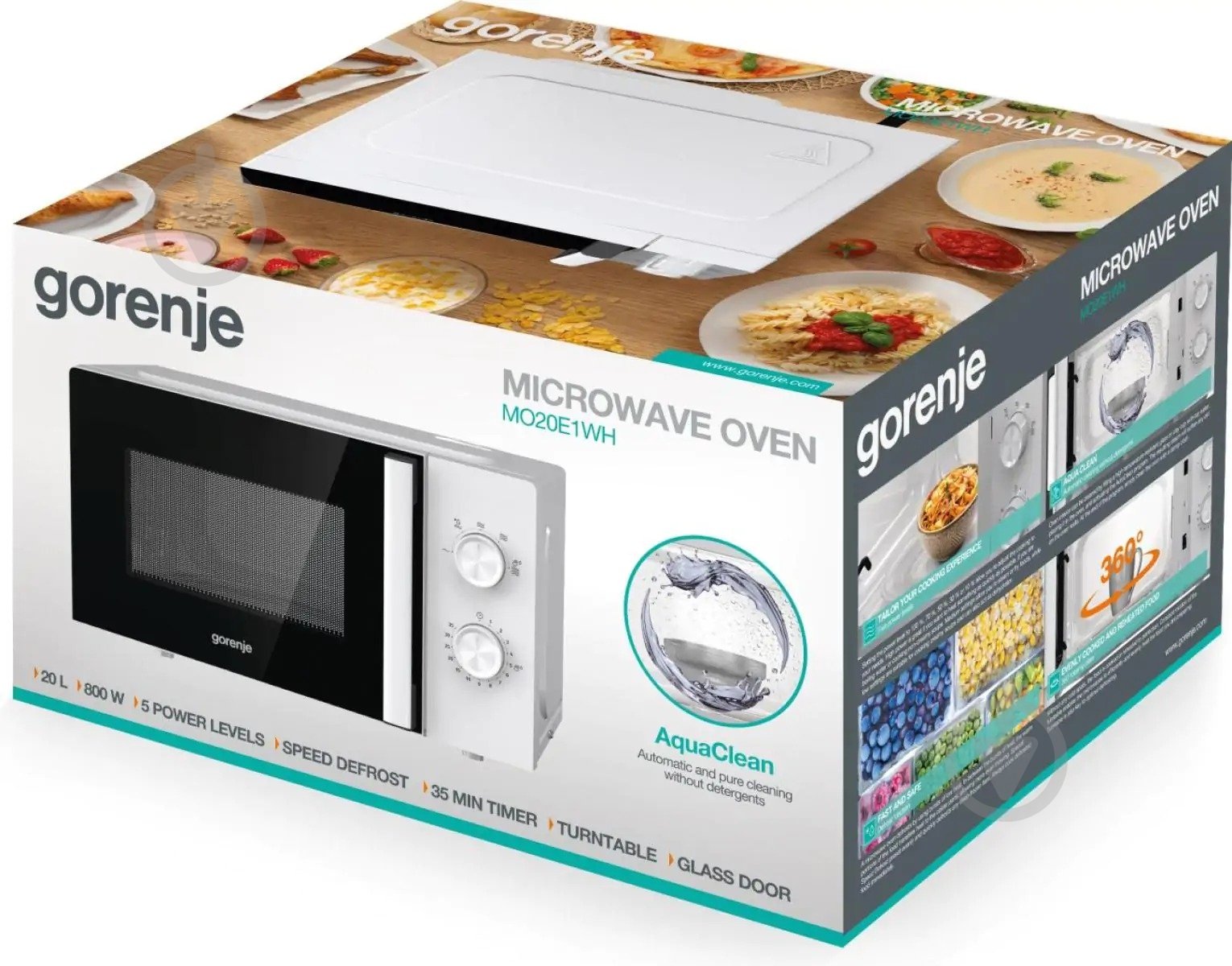 Микроволновая печь Gorenje MO 20 E1WH - фото 11