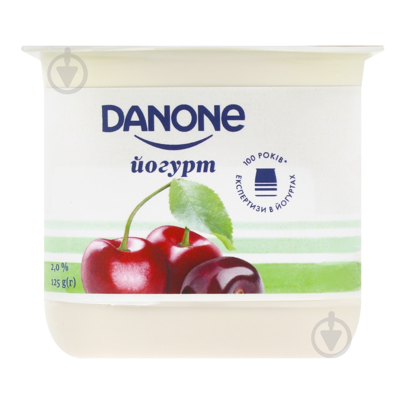 Йогурт Danone Вишня-черешня 2% - фото 1