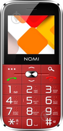 Мобильный телефон Nomi i220 red 503949 - фото 2 Мобильный телефон Nomi i220 red 503949 - фото 2
