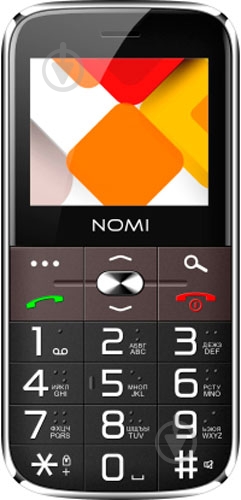 Мобильный телефон Nomi i220 black 505594 - фото 2