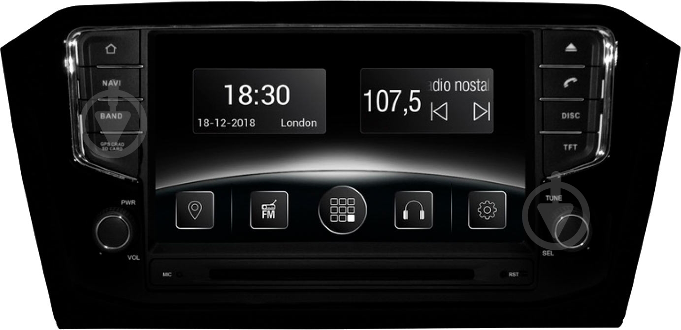 Автомагнитола Gazer CM5008-CVW - фото 1 Автомагнитола Gazer CM5008-CVW - фото 1