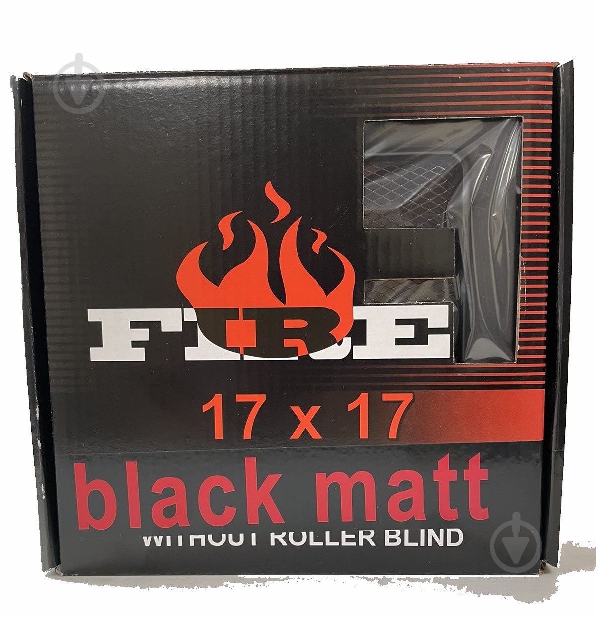 Решетка каминная 4FIRE 17х17 OD черный - фото 2