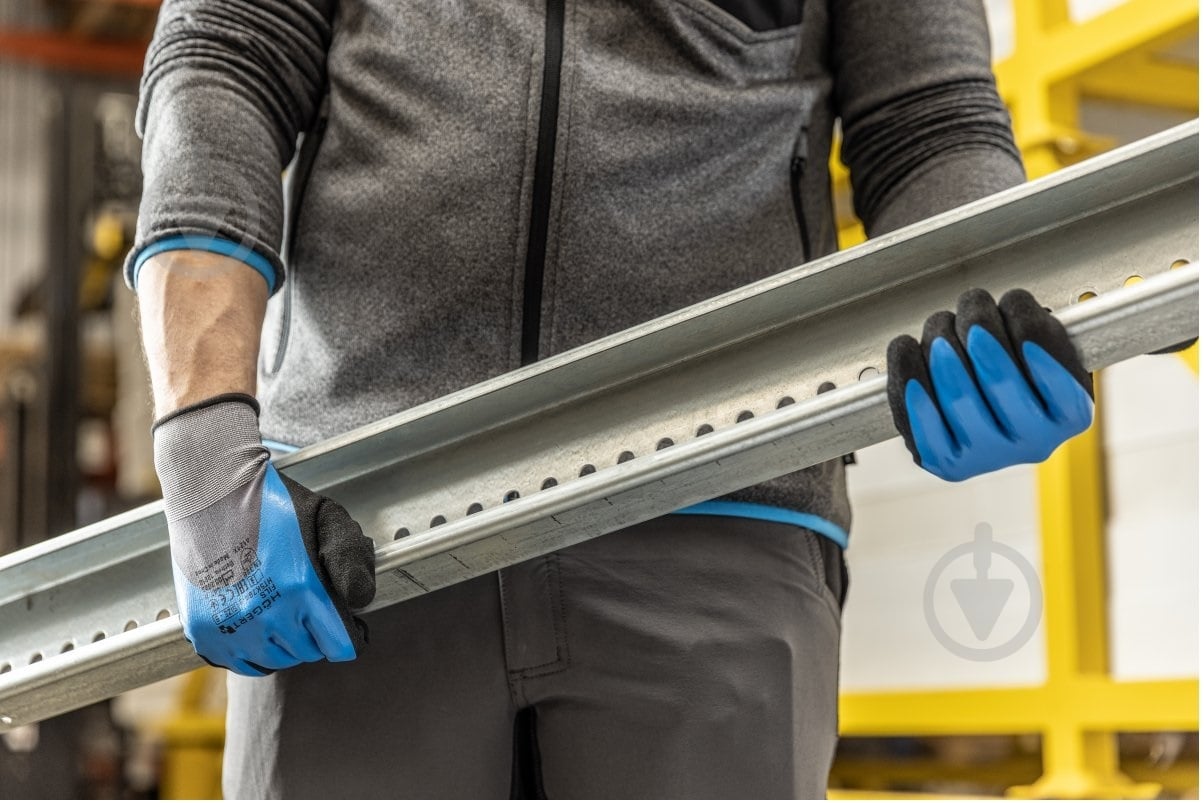 Рукавички HOEGERT з покриттям нітрил L (9) HT5K764 - фото 2