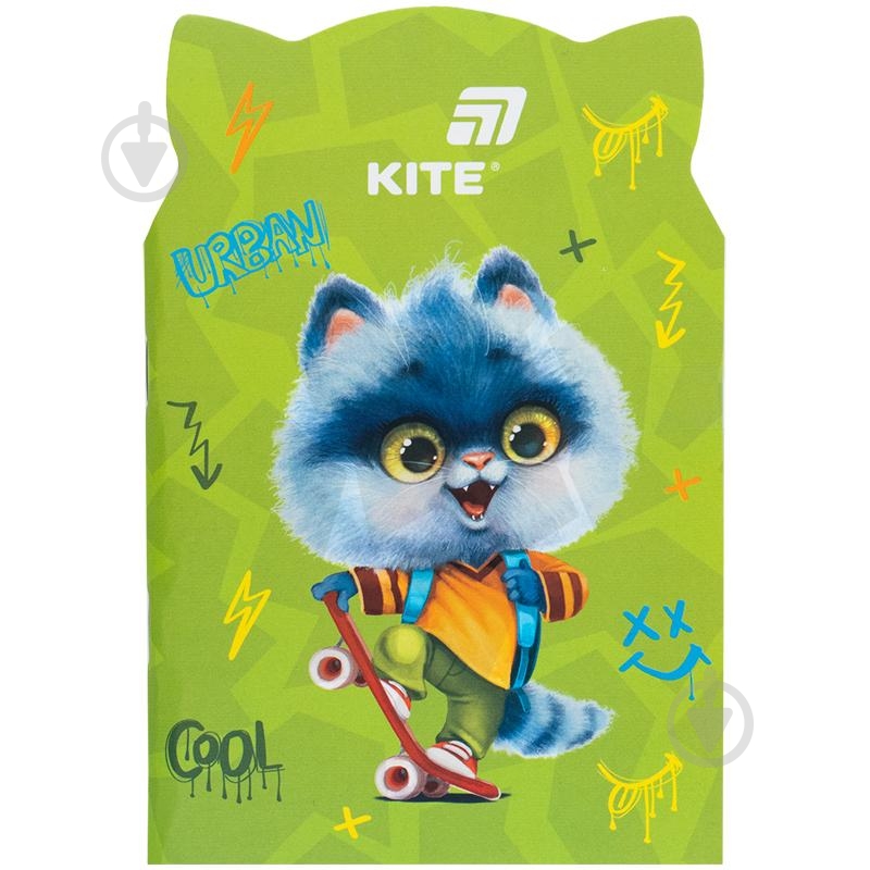 Блокнот KITE 48 лист. В6- Skate cat K25-461-1 - фото 1