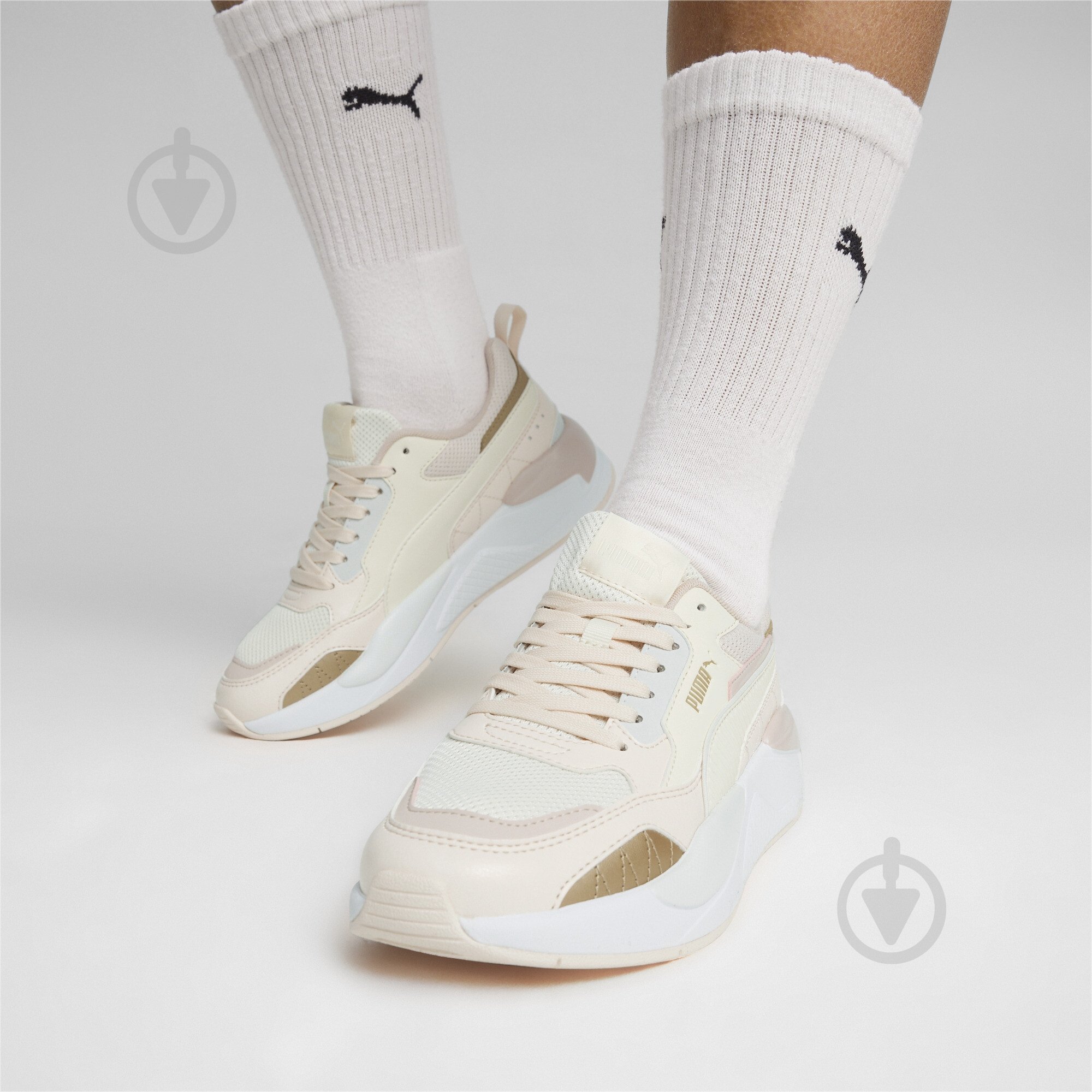 Кроссовки женские демисезонные Puma X-Ray 2 Square 37310886 р.40 бежевые - фото 7