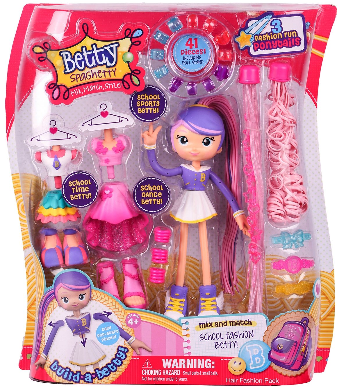 Кукла Moose Betty Spaghetti Школьница 59001 - фото 2