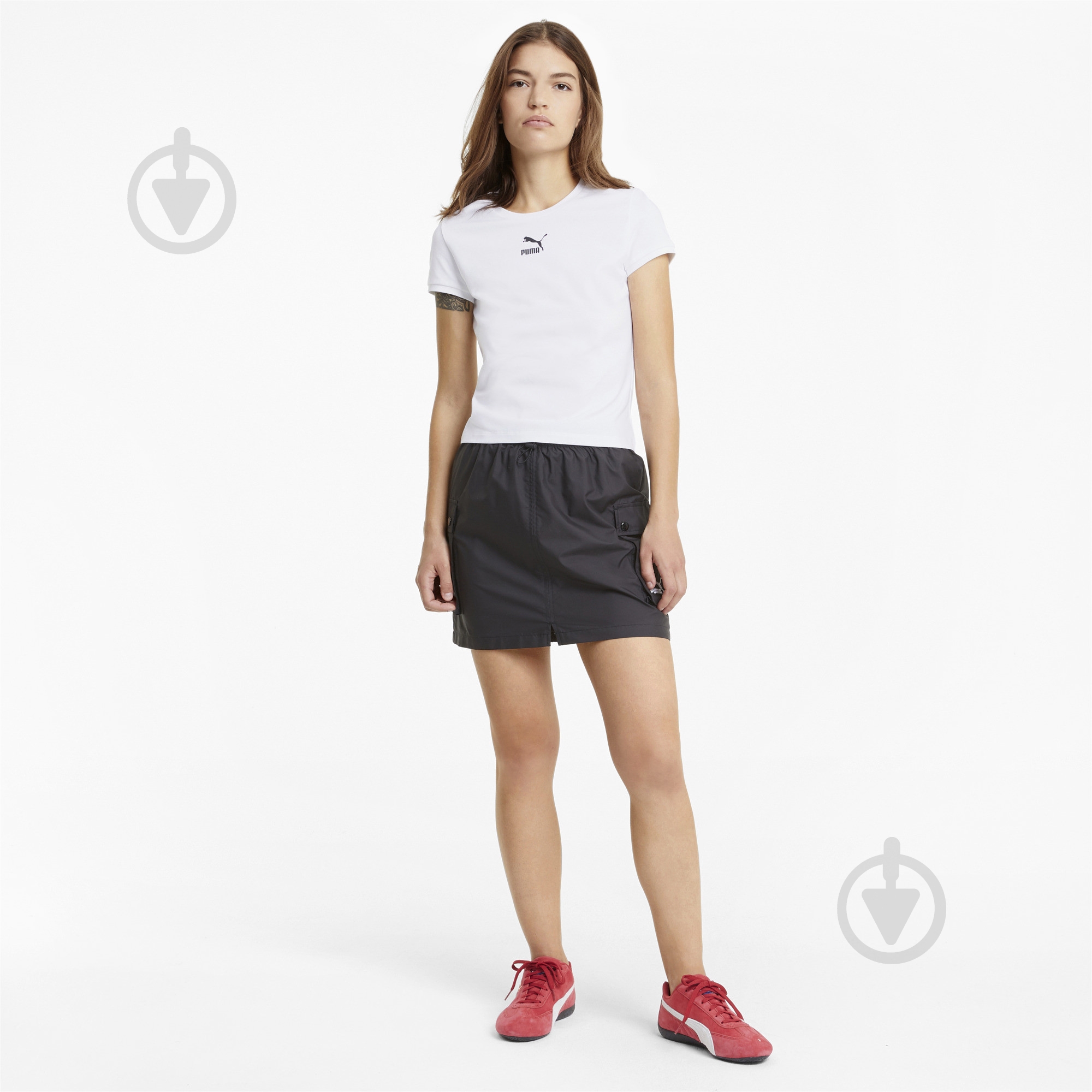 Футболка Puma Classics Fitted Tee 59957702 р.M белый - фото 3