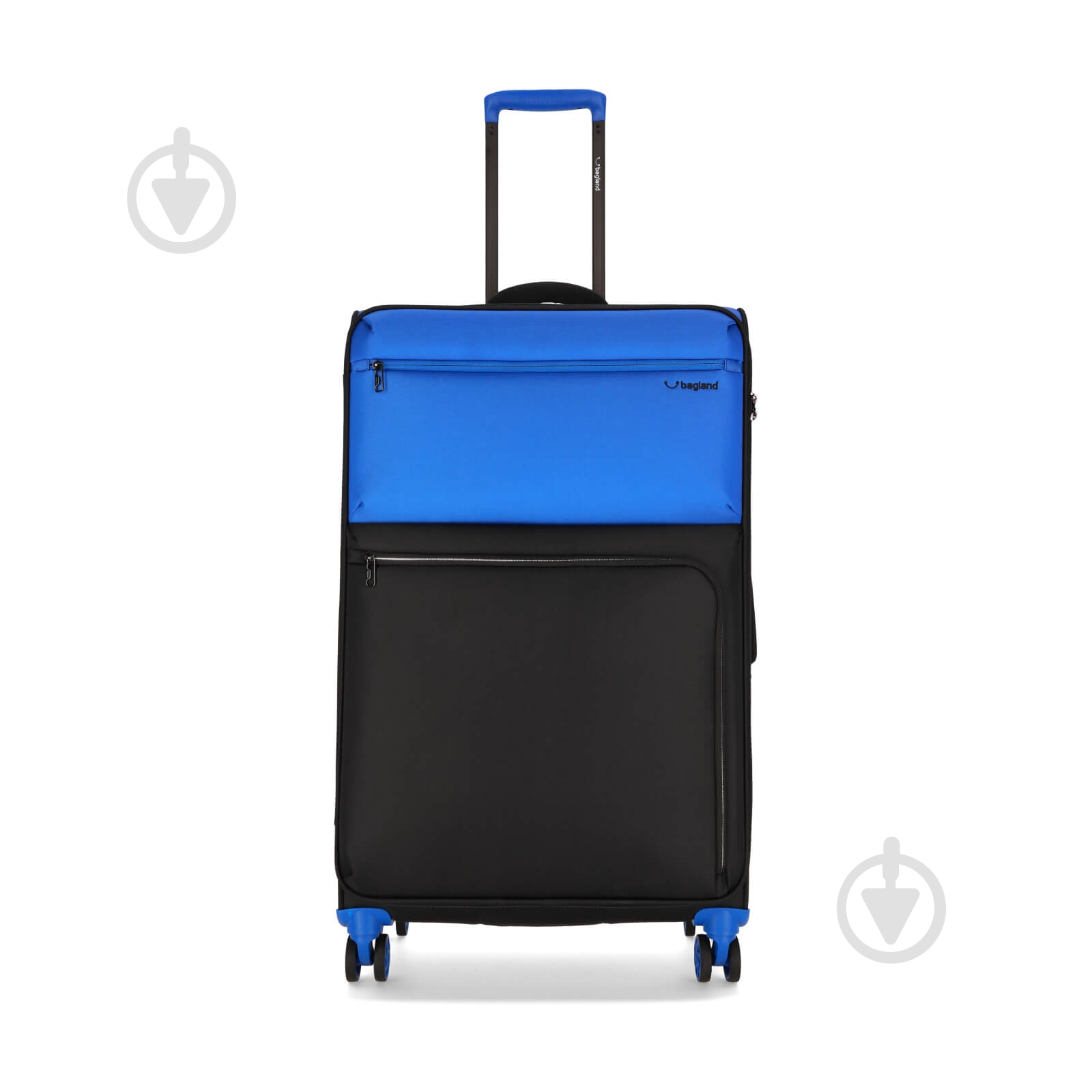 Чемодан Bagland Stella 77 л black/blue - фото 1