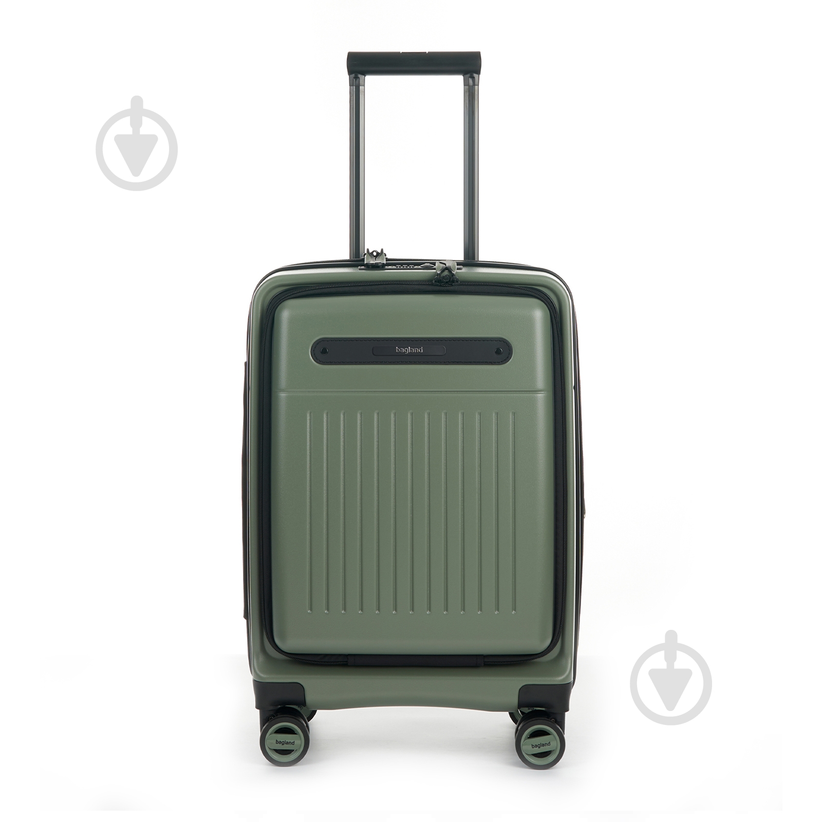 Чемодан Bagland Velo 40 л Khaki - фото 1 Чемодан Bagland Velo 40 л Khaki - фото 1