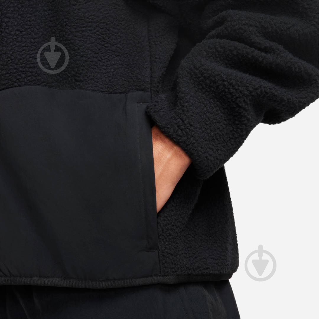 Джемпер Nike M NK CLUB+ SHERPA WNTR JKT FB8386-010 р.M черный - фото 4