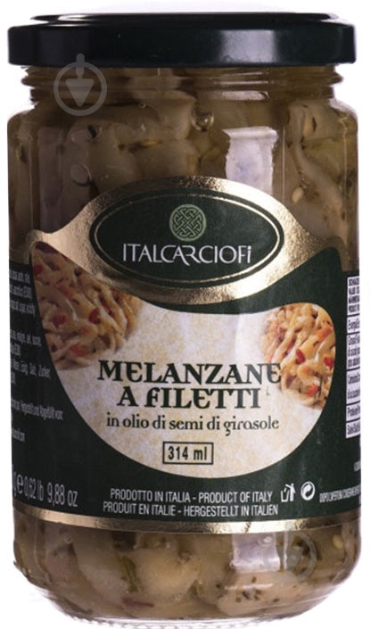 БаклажаныITALCARCIOFI в масле 314 мл - фото 1