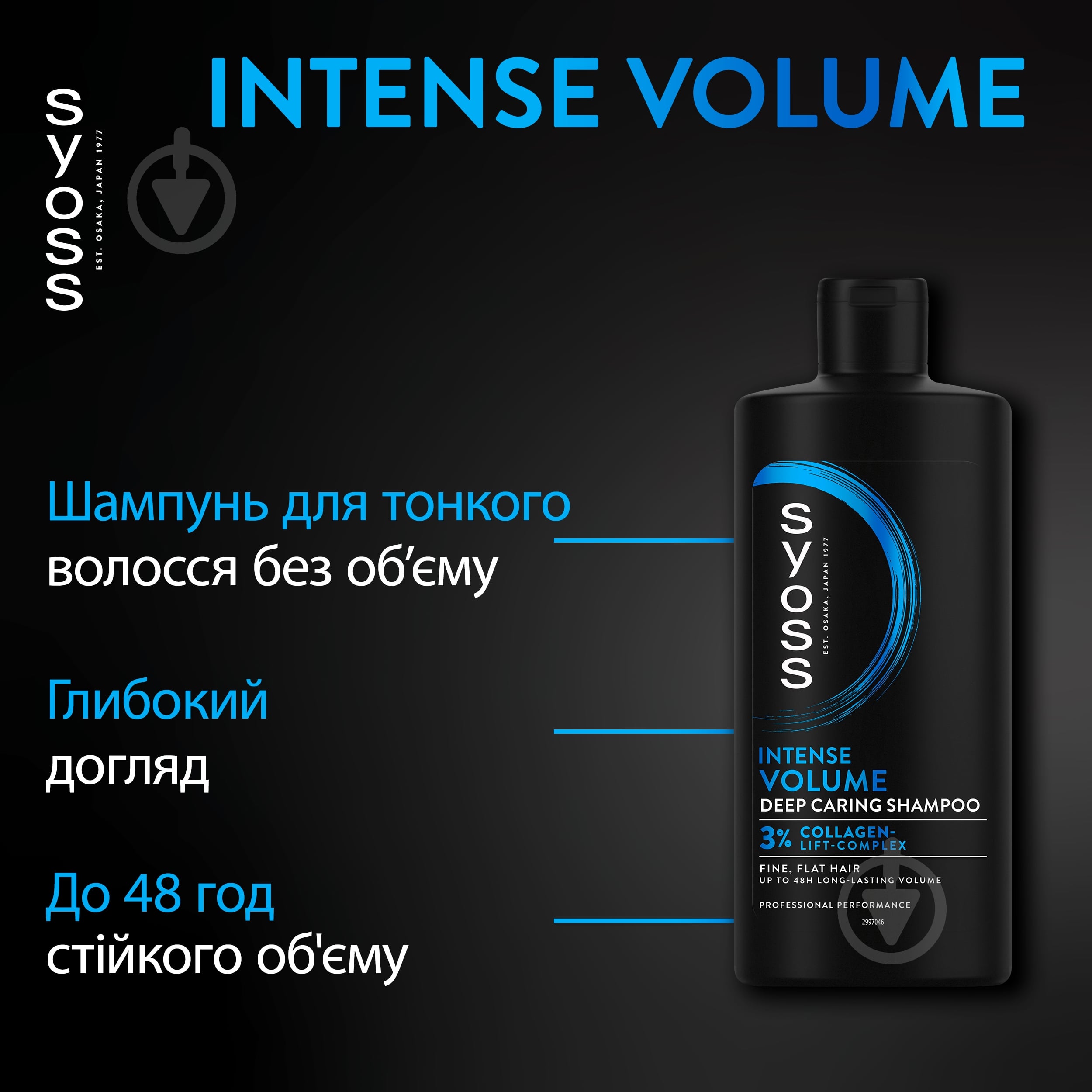 Шампунь SYOSS Volume lift 440 мл - фото 3