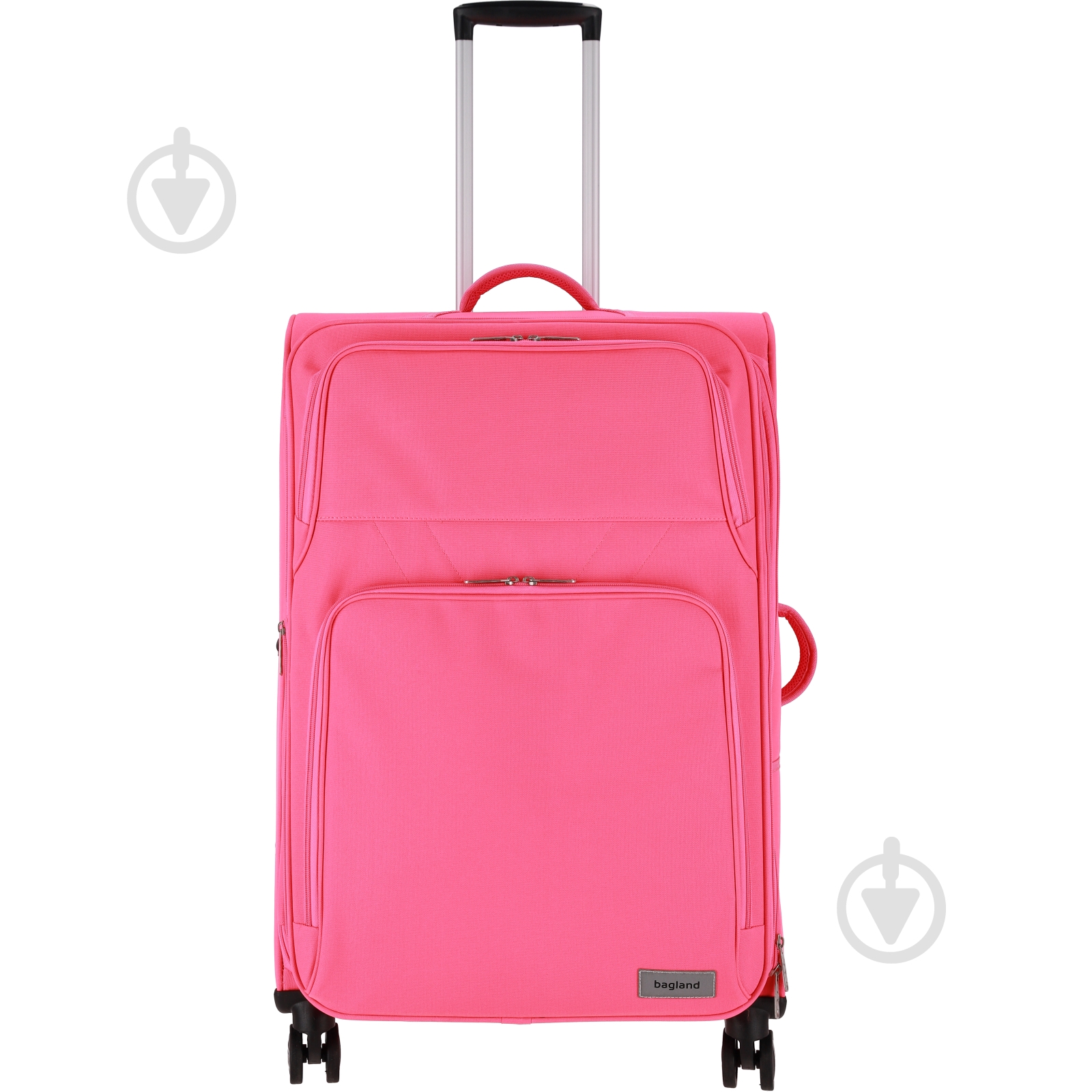 Валіза Bagland Валенсія 83 л малиновий - фото 1
