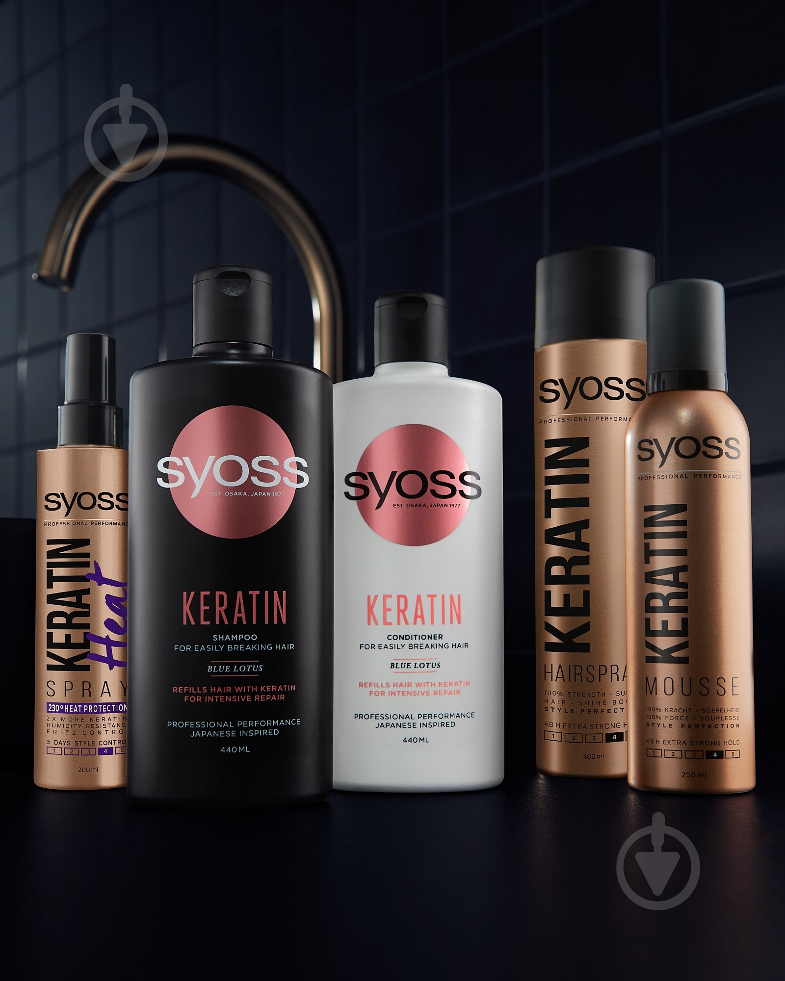 Шампунь SYOSS Keratin hair perfection 440 мл - фото 4