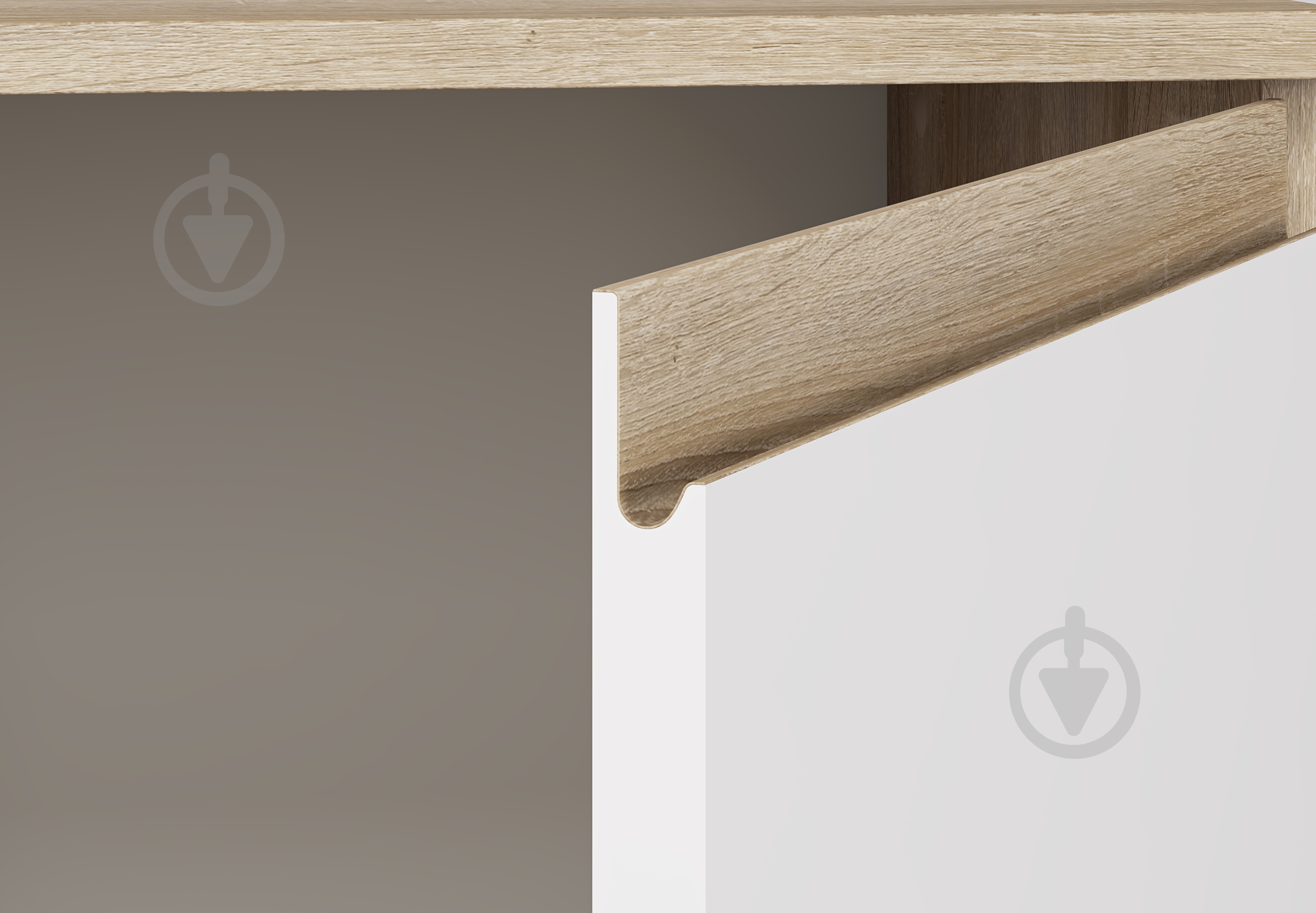 Комод Грейд Эстер 4д 1400x1010x442 мм дуб сонома/белый - фото 2