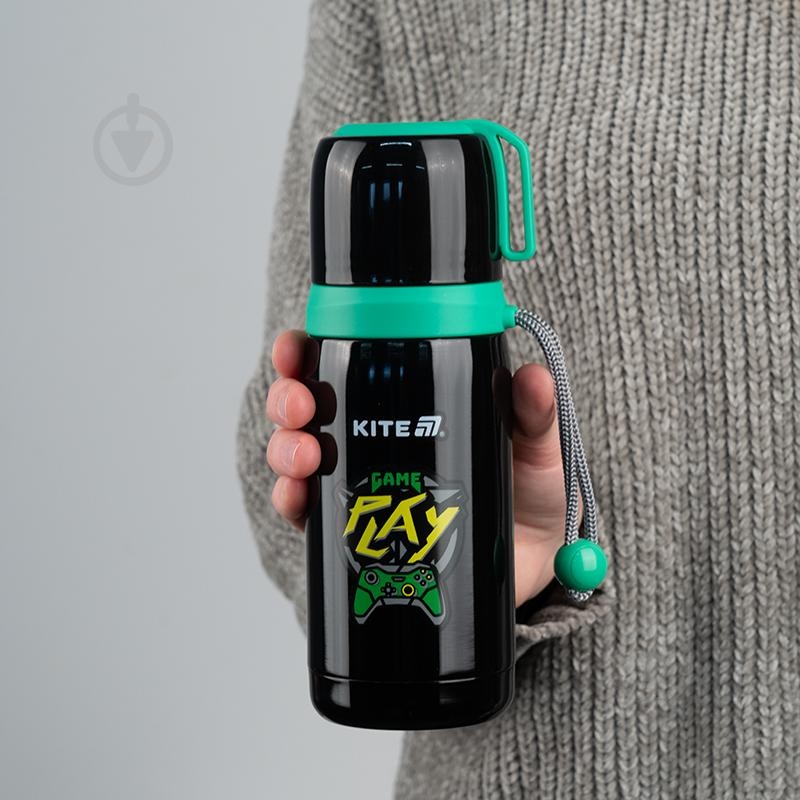 Термос KITE Cyber 350 мл K25-301-1 - фото 5