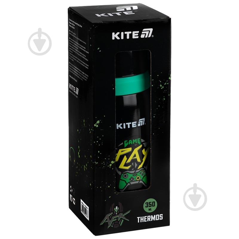 Термос KITE Cyber 350 мл K25-301-1 - фото 4