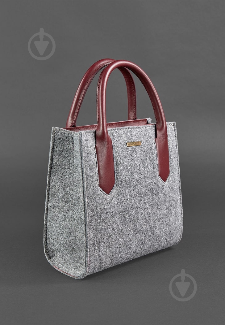 Сумка женская BlankNote Blackwood серый BN-BAG-28-felt-vin - фото 4