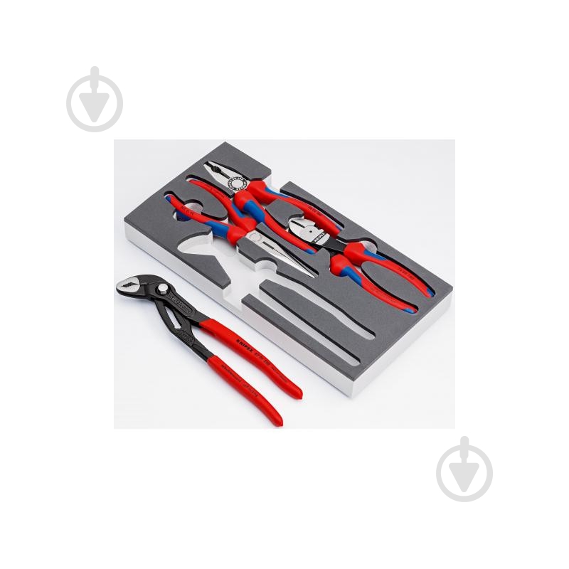Набор ручного инструмента KNIPEX Basic 4 шт. 00 20 01 V15 - фото 3