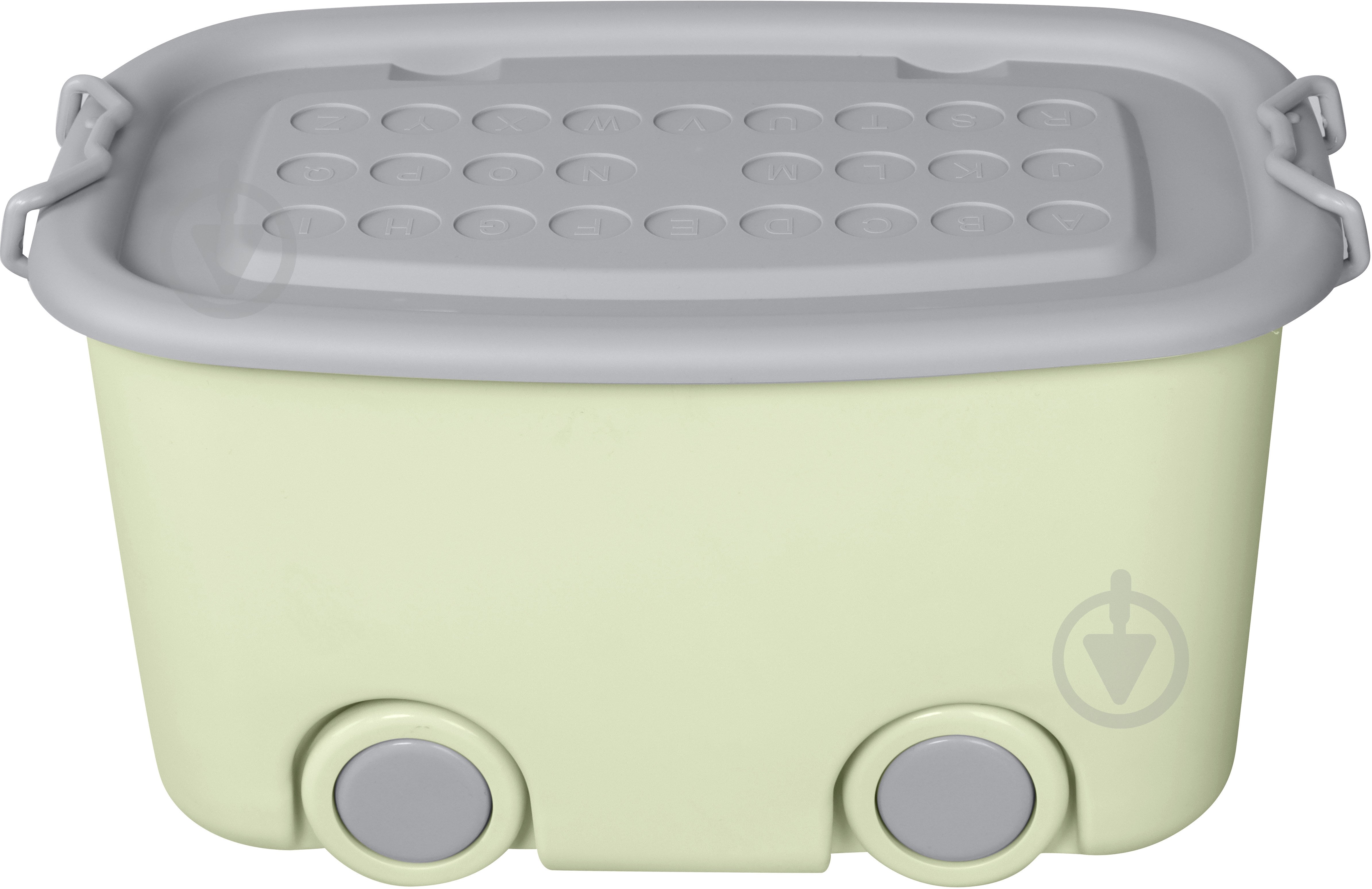 УЦЕНКА! Ящик для игрушек LUNA HOME зеленый на колесах Kids L 390x310x580 мм (УЦ №2870) - фото 3