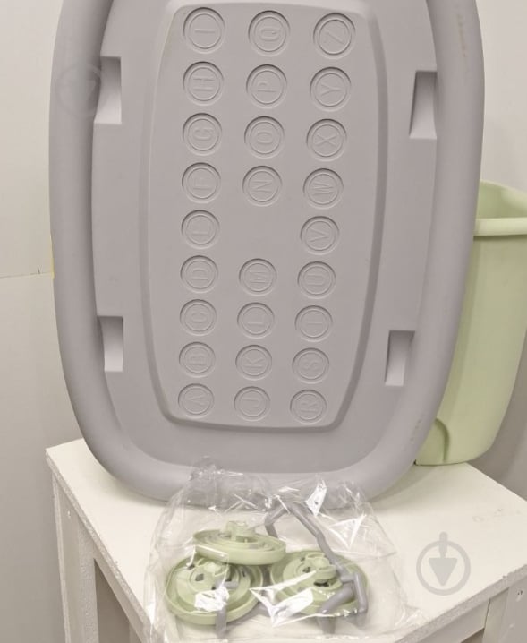 УЦЕНКА! Ящик для игрушек LUNA HOME зеленый на колесах Kids L 390x310x580 мм (УЦ №2870) - фото 9