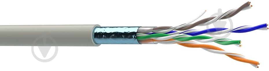 Кабель комп'ютерний Одескабель FTP 8x0,51 КПВЕ-ВП (200) 4х2х0,51 (FTP-cat.5E) мідь - фото 1