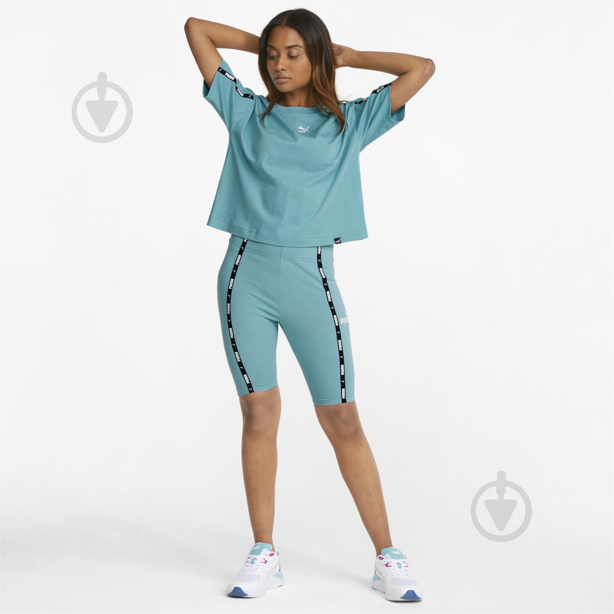 Шорти Puma Power Short Leggings 84712161 р. S блакитний - фото 3