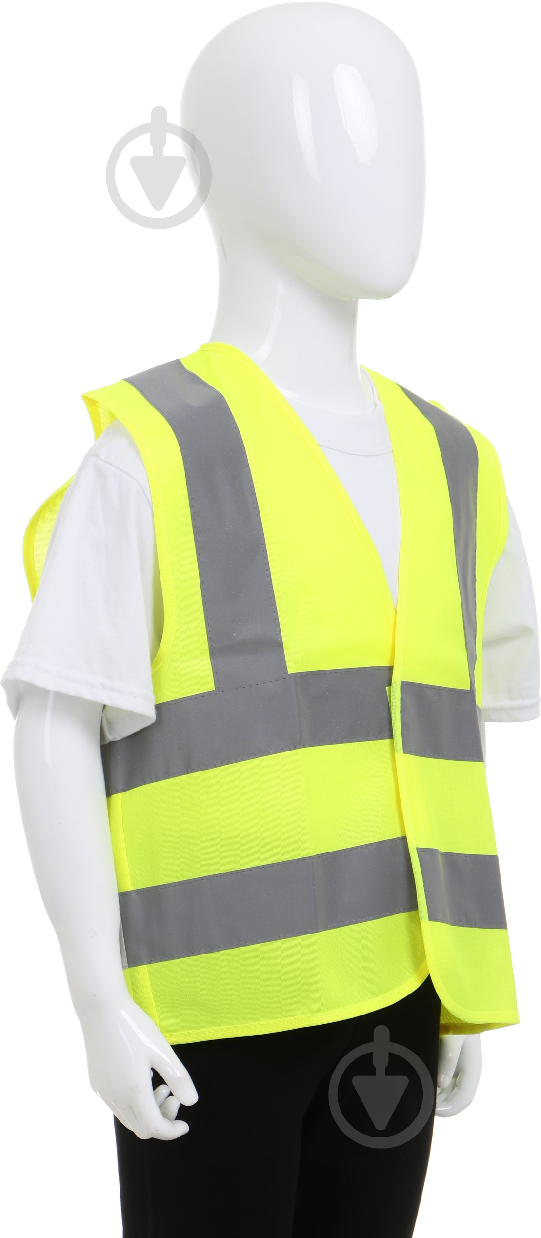 Жилет світловідбивний дитячий PORTWEST JN14 жовтий р.M(7-9) - фото 2