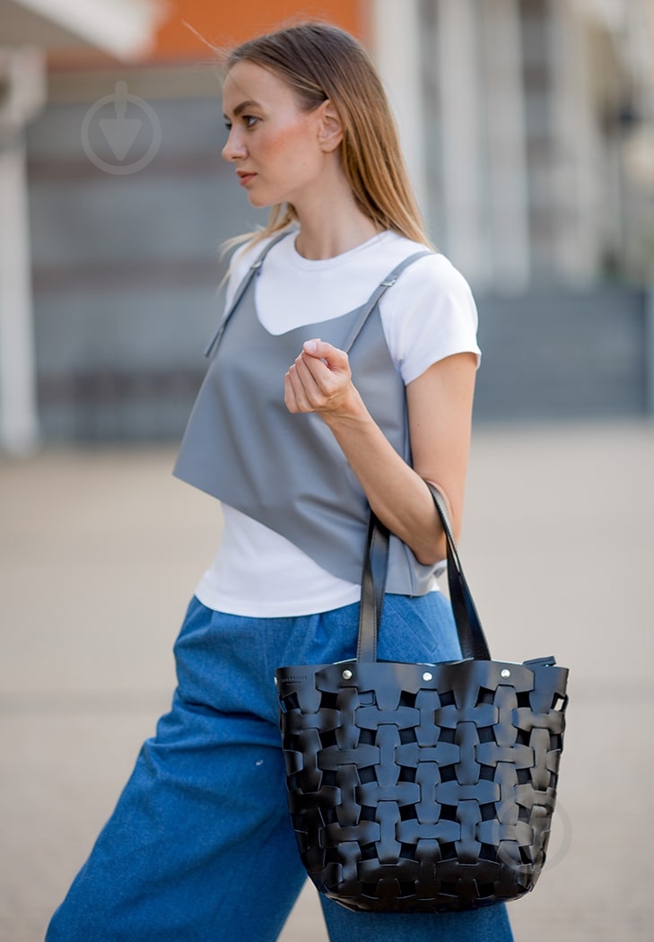 Сумка женская BlankNote Пазл L черный BN-BAG-33-ygol - фото 7