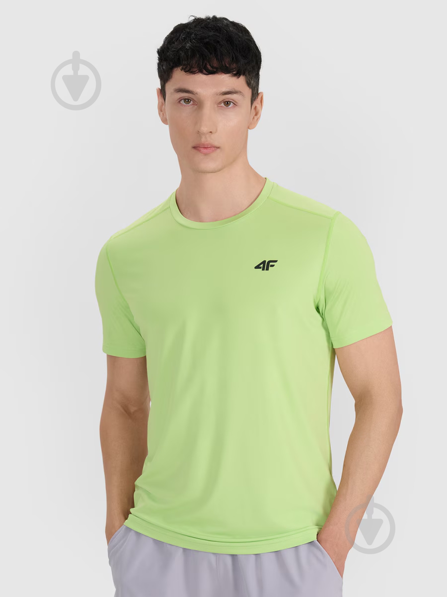 Майка 4F TSHIRT FNK M1521 4FWAW25TFTSM1521-42S р.2XL зелений - фото 1 Майка 4F TSHIRT FNK M1521 4FWAW25TFTSM1521-42S р.2XL зелений - фото 1