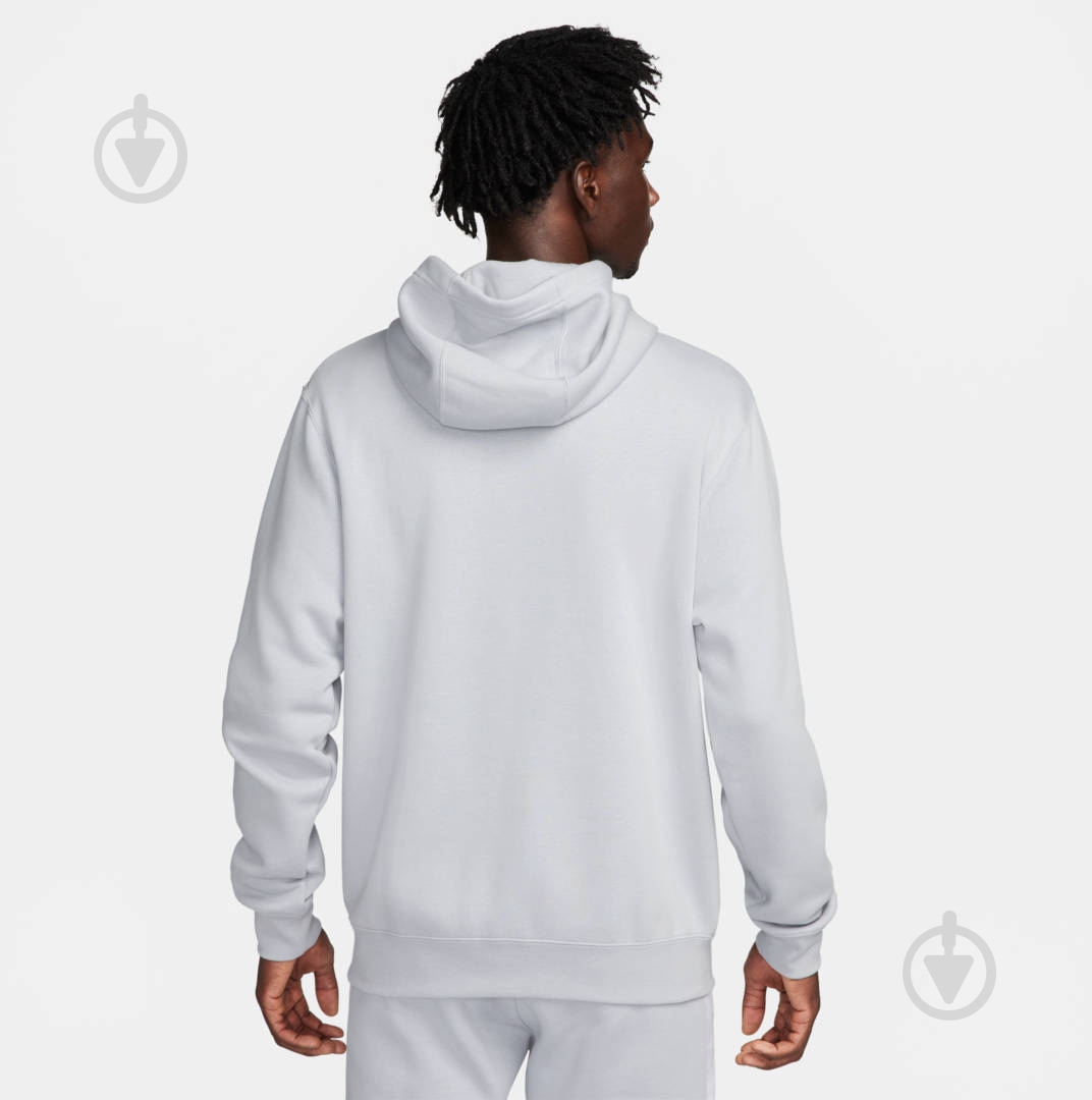 Джемпер Nike M NSW SP FLC FZ HOODIE BB FQ8819-012 р.L серый - фото 2