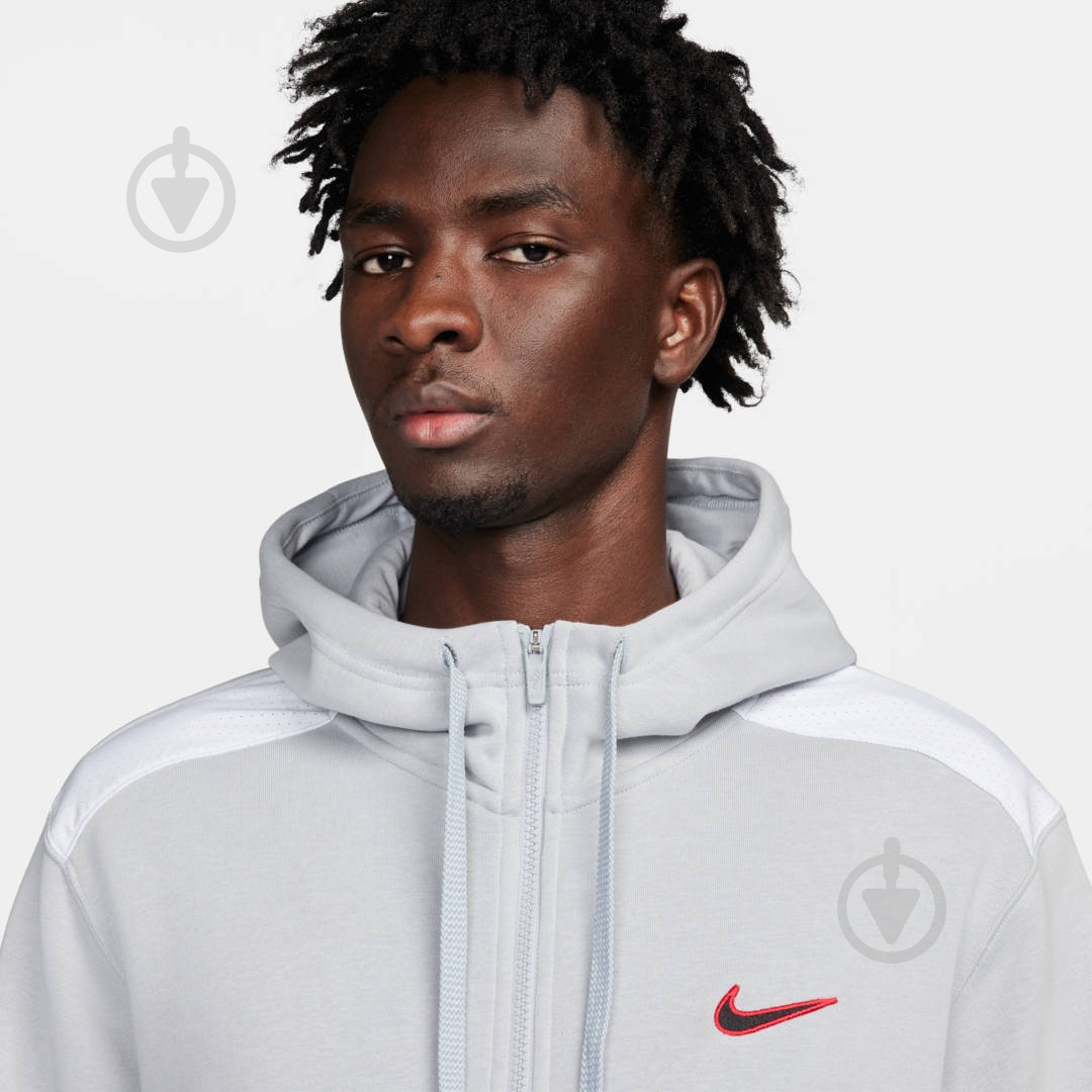 Джемпер Nike M NSW SP FLC FZ HOODIE BB FQ8819-012 р.L серый - фото 7