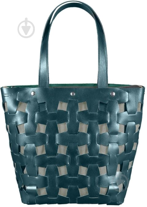 Сумка женская BlankNote Пазл L зеленый BN-BAG-33-malachite - фото 1