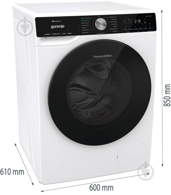 Стиральная машина Gorenje WNS14A4TWIFI - фото 8 Стиральная машина Gorenje WNS14A4TWIFI - фото 8