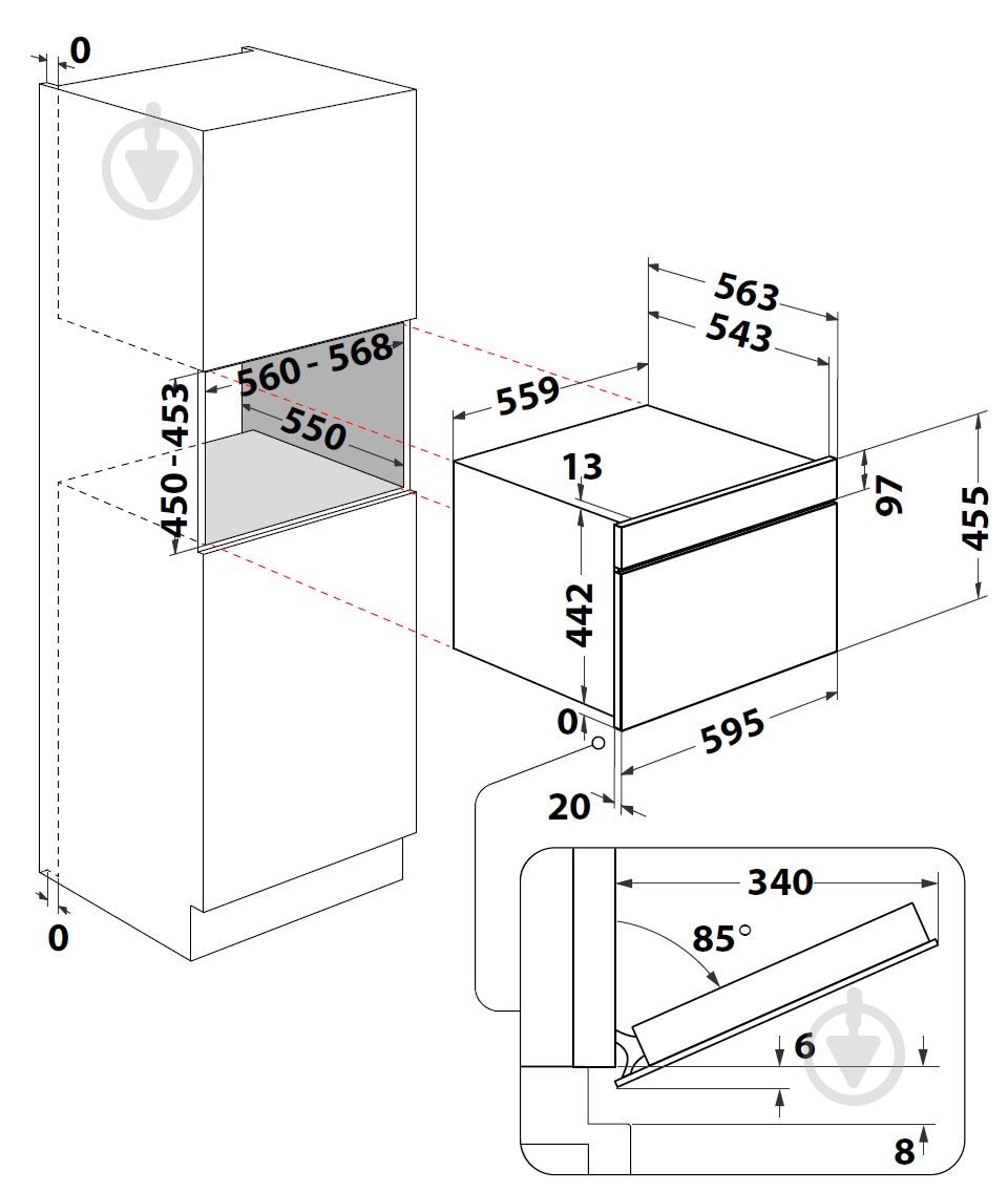 Встраиваемая микроволновая печь Whirlpool WCW9O7PHTSB WCW9O7PHTSB - фото 7 Встраиваемая микроволновая печь Whirlpool WCW9O7PHTSB WCW9O7PHTSB - фото 7