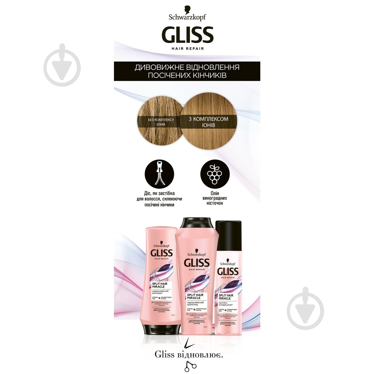 Бальзам Gliss Split Hair Miracle для поврежденных и секущихся на кончиках волос 200 мл - фото 2