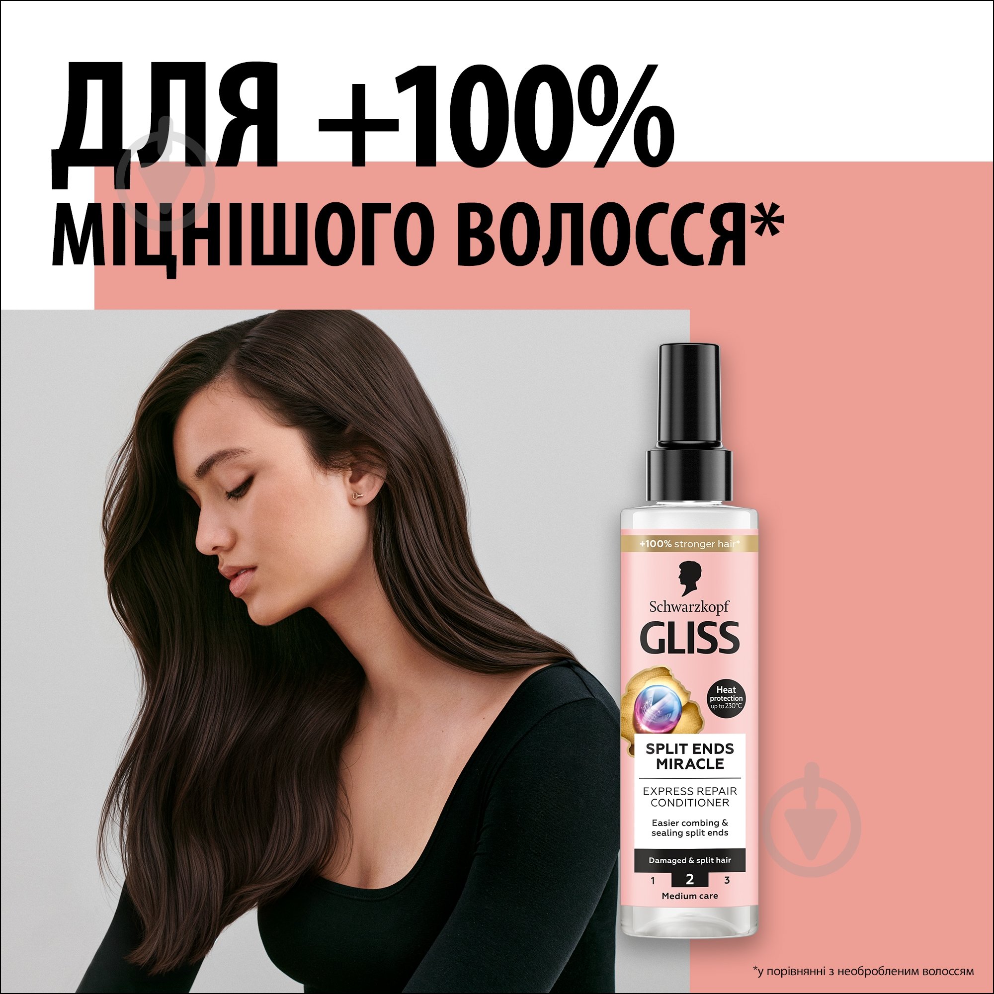Экспресс-кондиционер GLISS Split Hair Miracle 200 мл - фото 2 Экспресс-кондиционер GLISS Split Hair Miracle 200 мл - фото 2