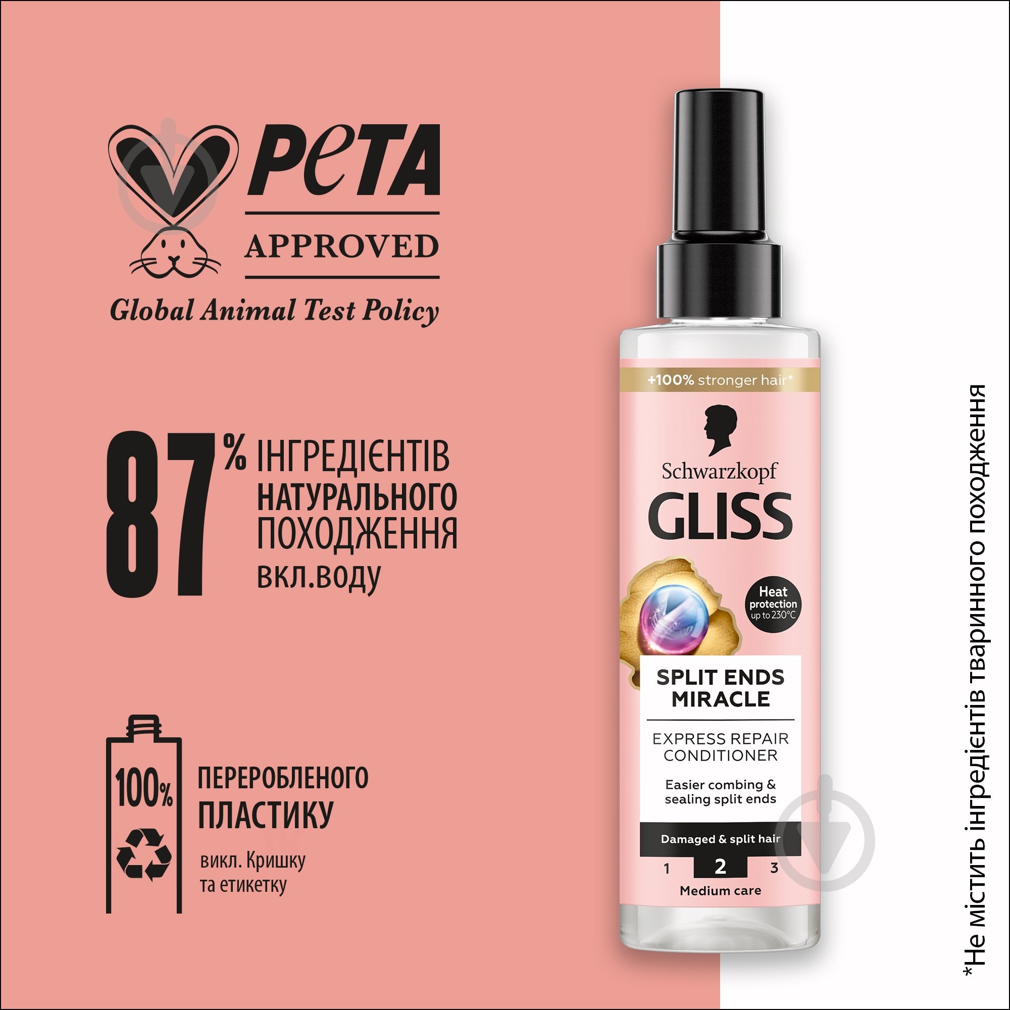 Экспресс-кондиционер GLISS Split Hair Miracle 200 мл - фото 4 Экспресс-кондиционер GLISS Split Hair Miracle 200 мл - фото 4